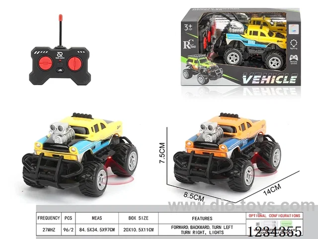 4ch rc car with light not included battery