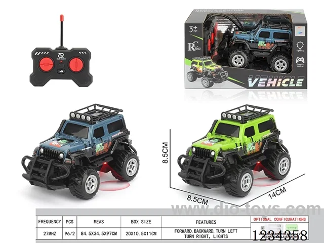 4ch rc car with light not included battery