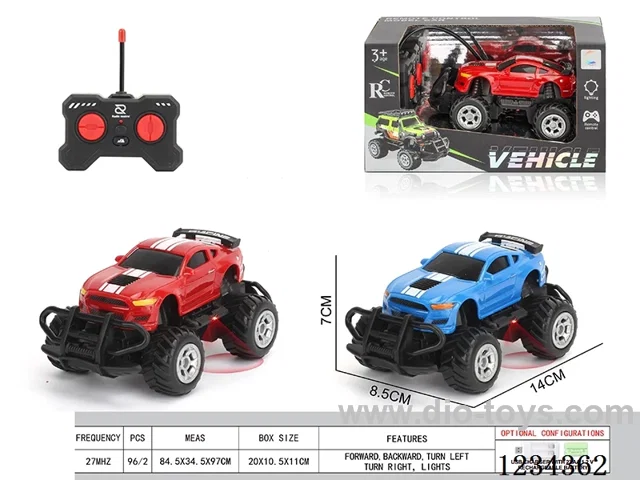 4ch rc car with light not included battery
