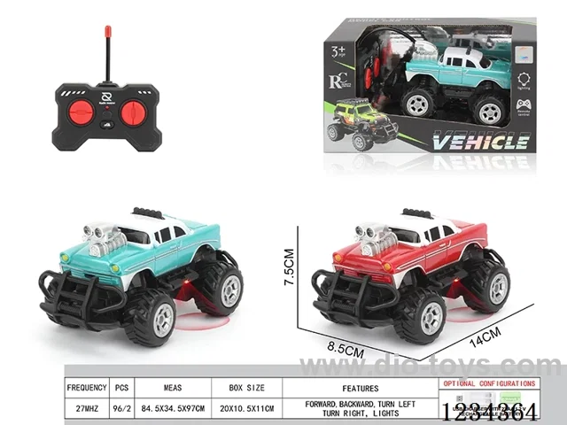 4ch rc car with light not included battery