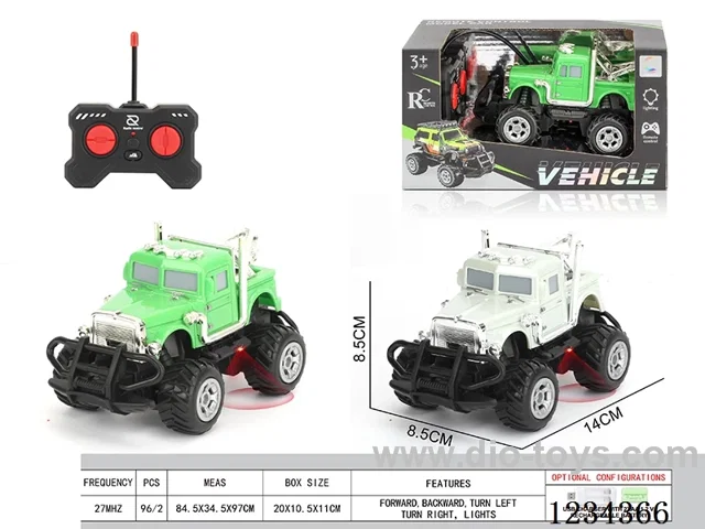 4ch rc car with light not included battery