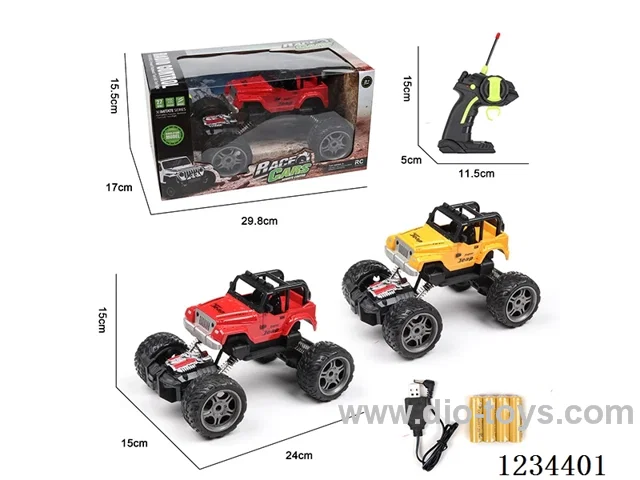 1:16 4ch Wrangler RC Crawler 2 models mixed included battery