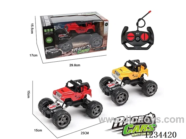 1:16 4ch Wrangler RC Crawler 2 models mixed