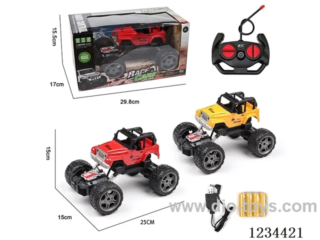 1:16 4ch Wrangler RC Crawler 2 models mixed included battery