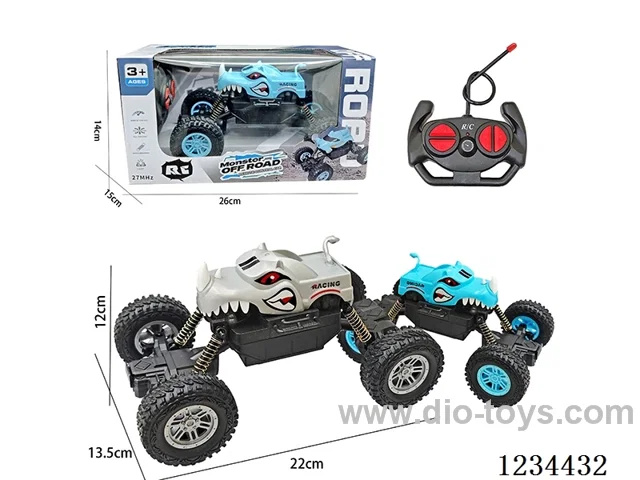 1:16 4ch RC Off-Road Crawler with Lights, 2 Colors Mixed