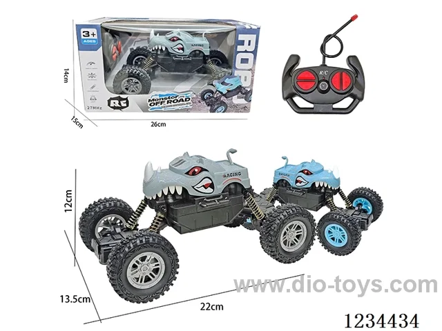 1:16 4ch RC Off-Road Crawler with Lights, 2 Colors Mixed