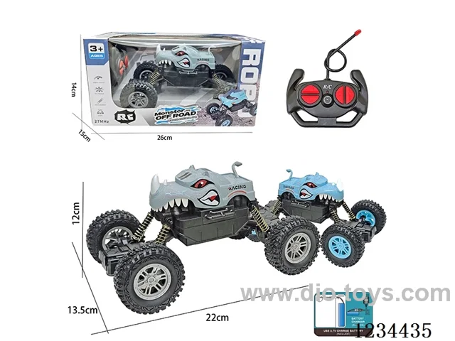 1:16 4ch RC Off-Road Crawler with Lights, 2 Colors Mixed, Battery Included