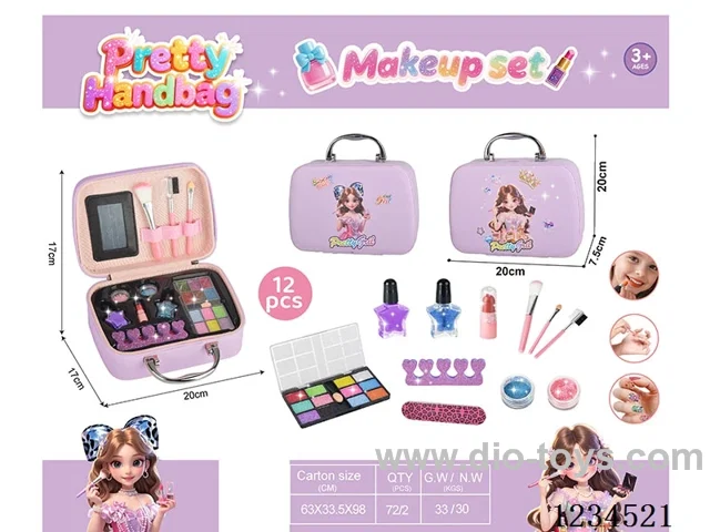 Handbag - Eye Shadow Nail Polish Makeup Series 12PCS