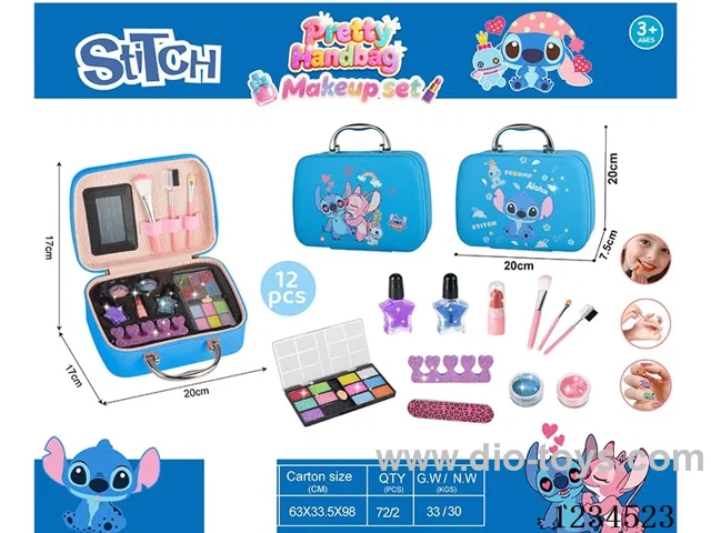 Handbag - Eye Shadow Nail Polish Makeup Series 12PCS