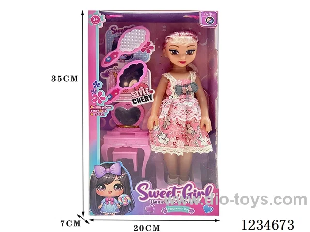 14-inch Empty Body Doll with English Song IC + Accessories