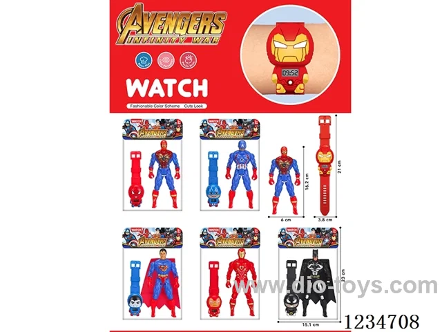 Electronic watch with doll set