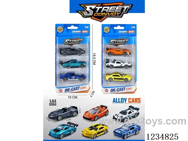 1:64 free wheel alloy car 2 mixed