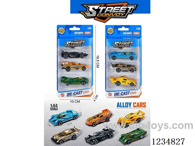 1:64 free wheel alloy car 2 mixed