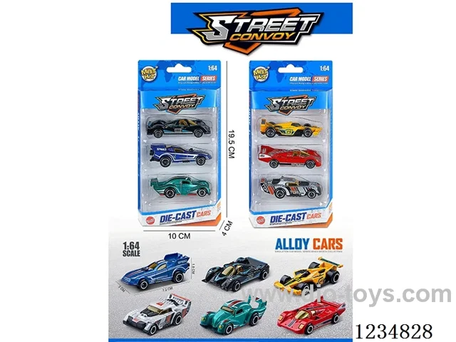 1:64 free wheel alloy car 2 mixed