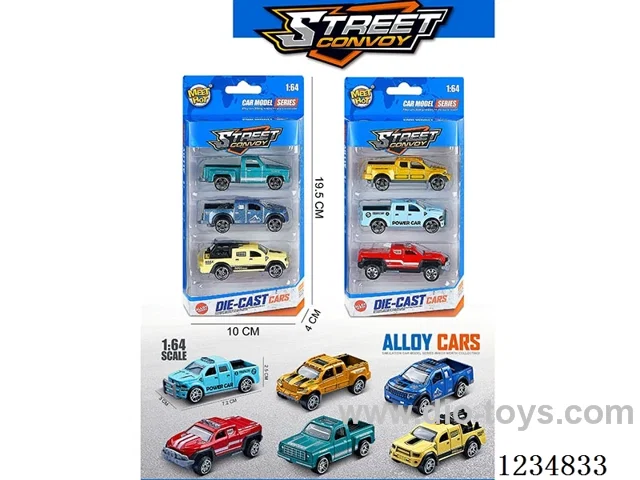 1:64 free wheel alloy car 2 mixed
