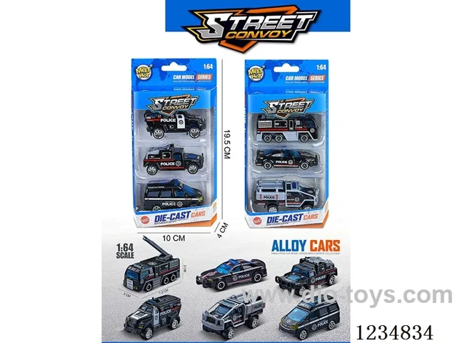 1:64 free wheel alloy car 2 mixed