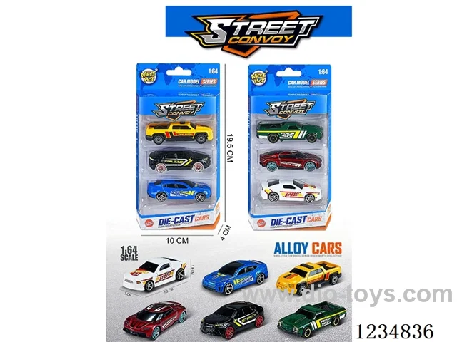 1:64 free wheel alloy car 2 mixed