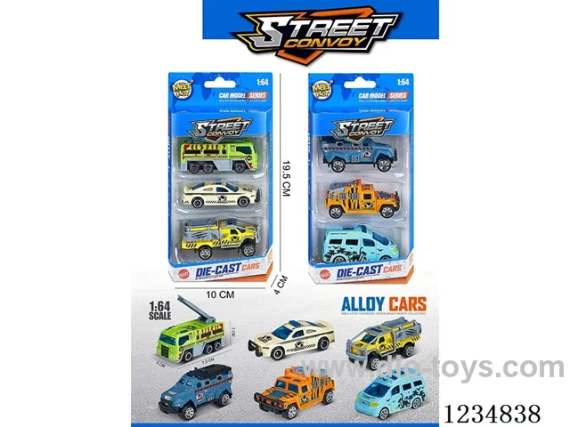 1:64 free wheel alloy car 2 mixed