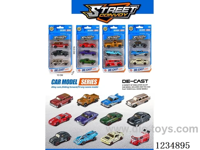 1:64 free wheel alloy car 2 mixed