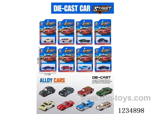 1:64 free wheel alloy car 8 mixed