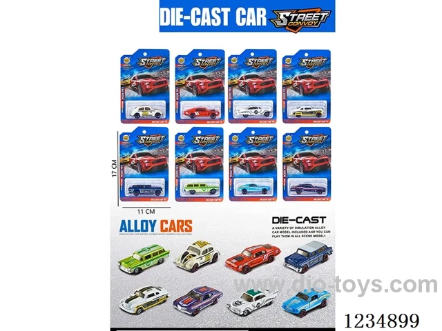 1:64 free wheel alloy car 8 mixed
