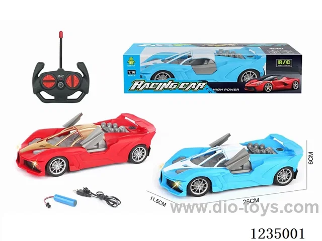 1:16 4ch 27MHZ rc car included battery