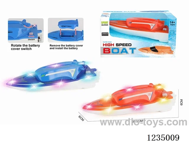 B/O Combat Boat with Lights (not included battery)