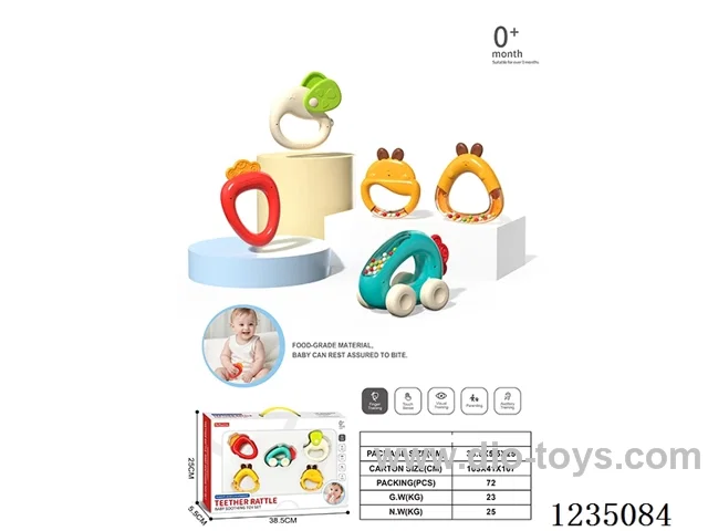 Baby Hand Rattle 5PCS (Boilable)