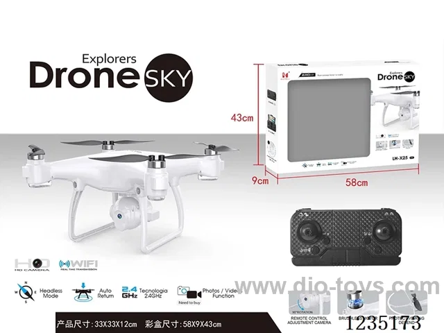 WiFi 30W Quadcopter with Altitude Hold included battery