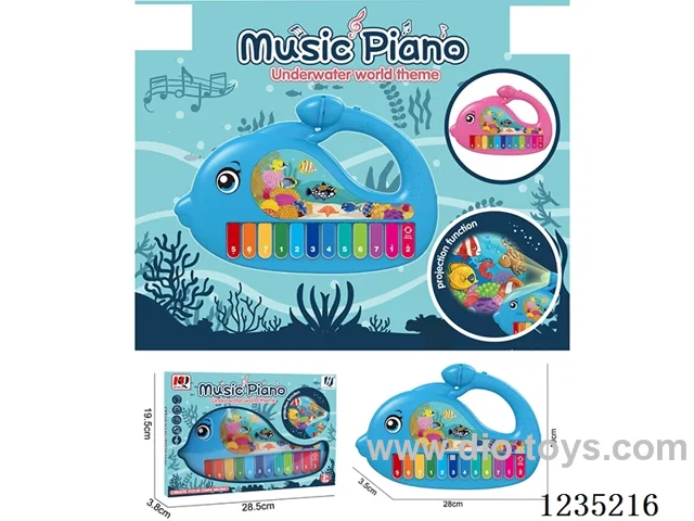 Projection ocean electronic piano