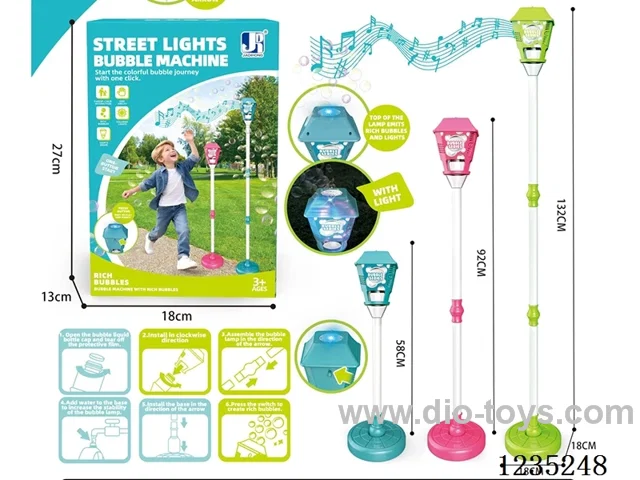 B/O Light Outdoor Street Lamp Type Bubble Machine not included battery