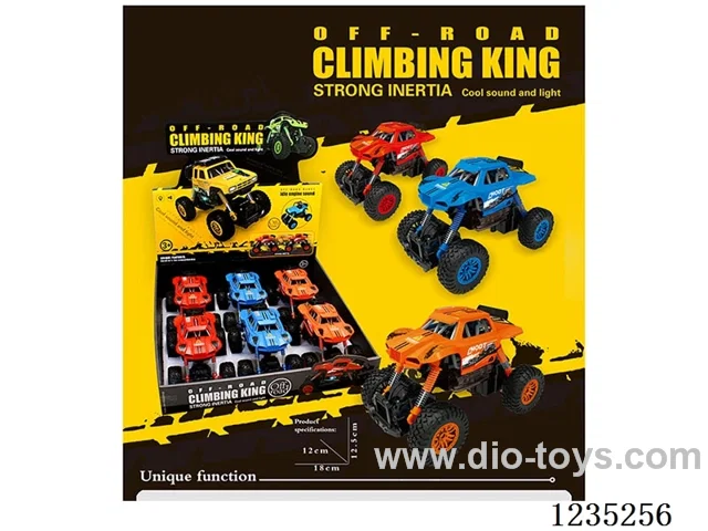 Sound and Light Inertia Off-Road Climbing Car (6 pieces)