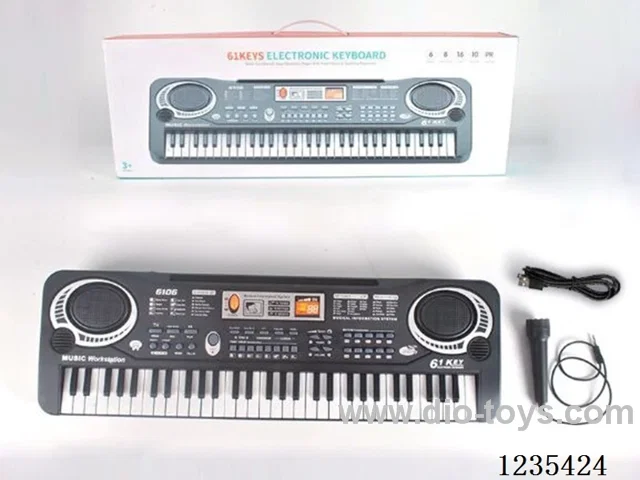 61-key Electronic Keyboard (USB Cable) - English not included battery