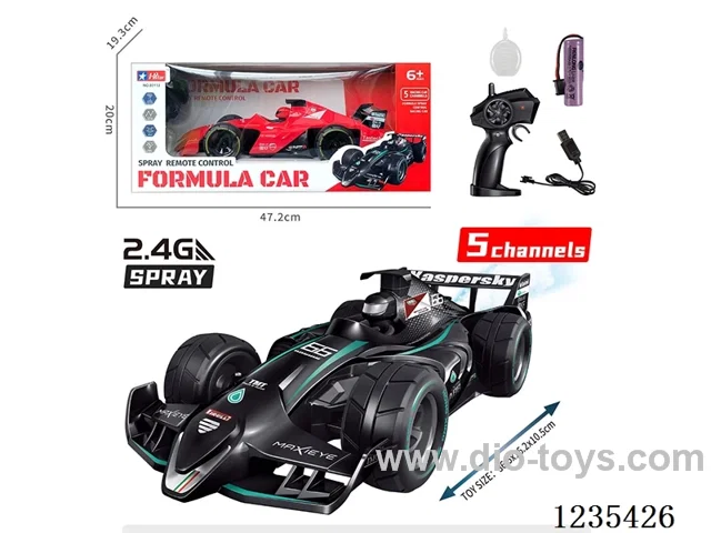 2.4G 5ch 4WD RC Car W L/M/spray included battery