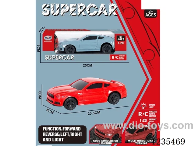 1:20 Mustang RC car with light(not included battery)