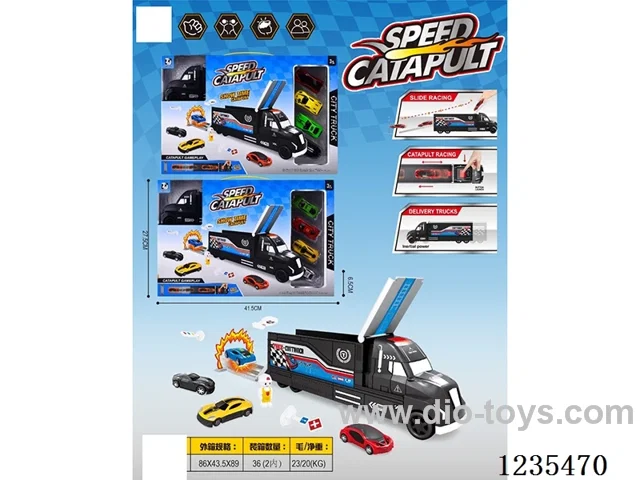 Catapult container truck