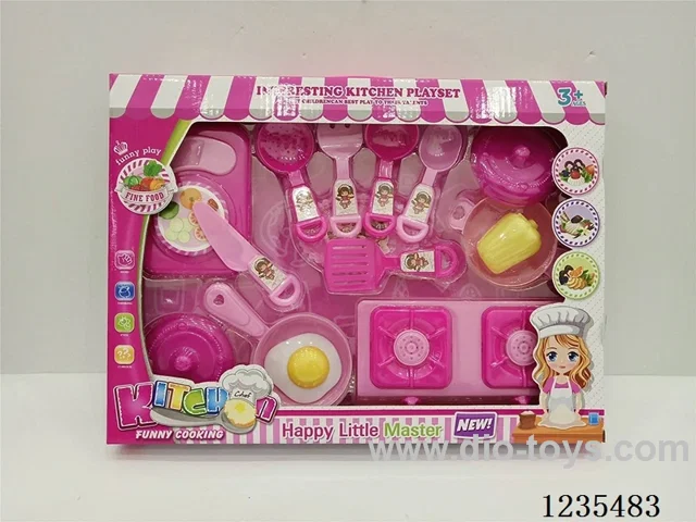 Children's play kitchen tableware set (GCC)