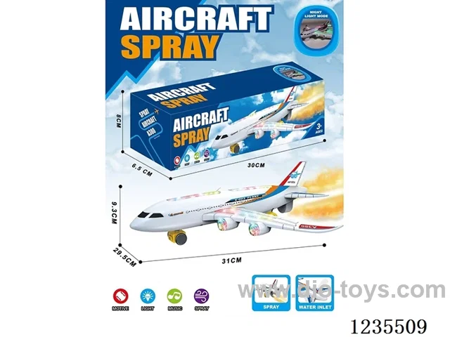Spray B/O passenger plane