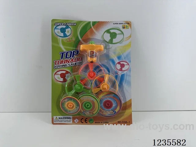 Winding spinning top 2 colors mixed