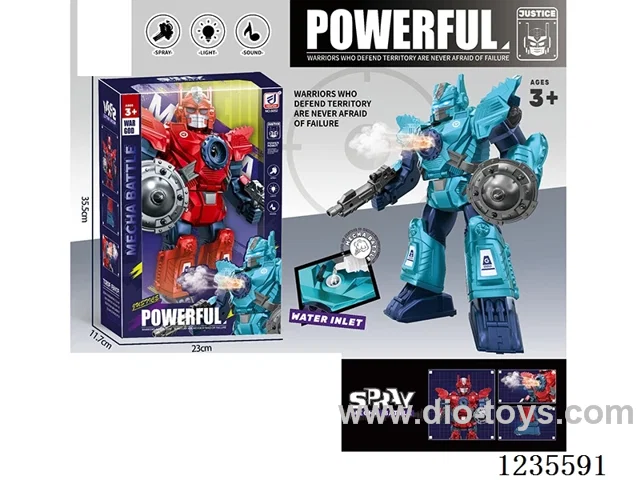 B/O rotating spray robot W L/M not included battery