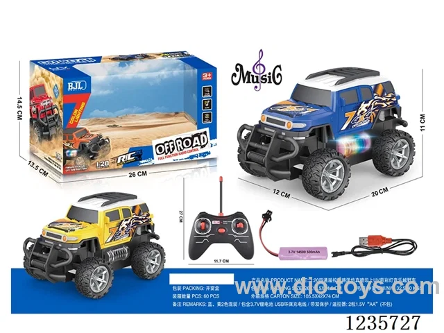 1:20 4ch RC Off-Road Car W L/M included battery