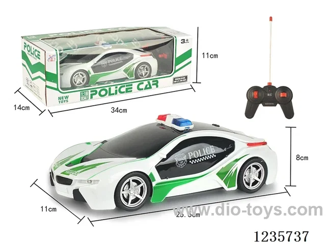4ch RC BMW Police Car i8 1:16 not included battery
