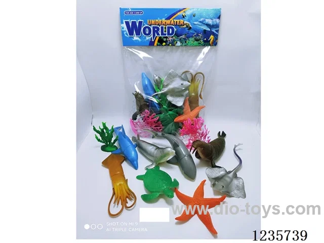 8 Marine Animals Set