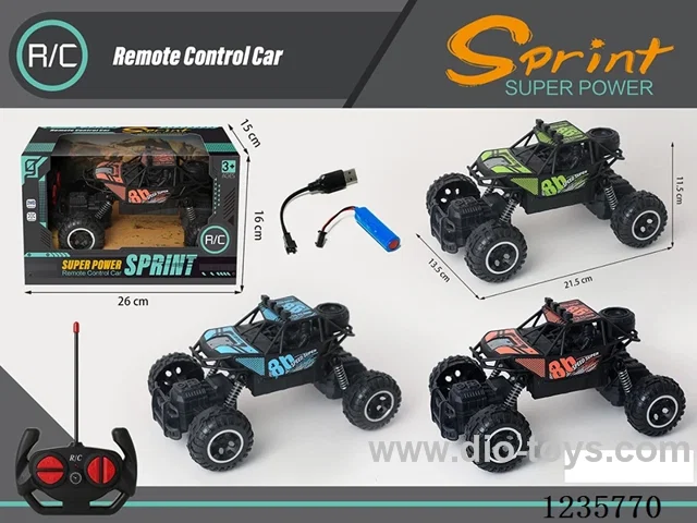 4ch 27MHZ RC car included battery 3 colors mixed