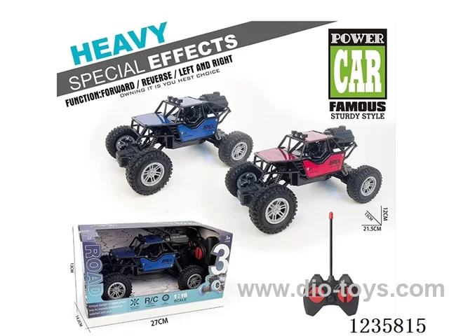 4ch rc alloy climbing car with light 2 colors mixed not included battery
