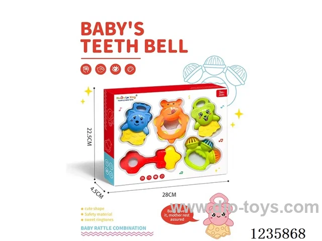 Baby Teether Bell 5PCS