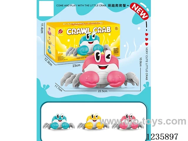 B/O Crawling Crab W L/M not included battery