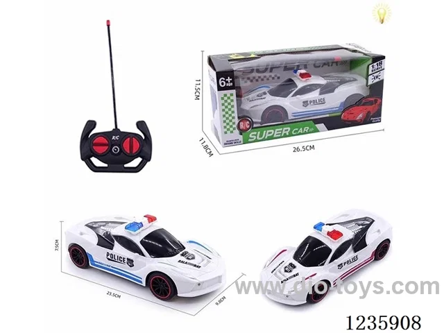 1:18 RC Ferrari Police Car with Lights (not included battery)
