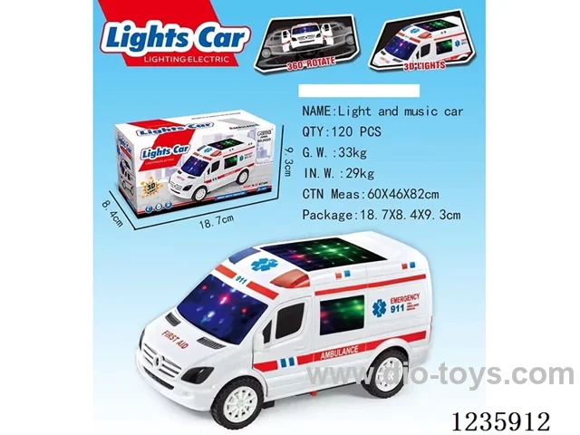 B/O Ambulance not included battery