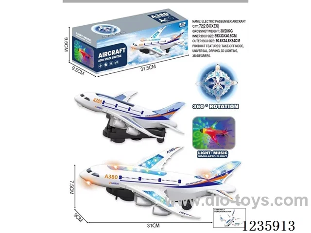 B/O Passenger Plane not included battery